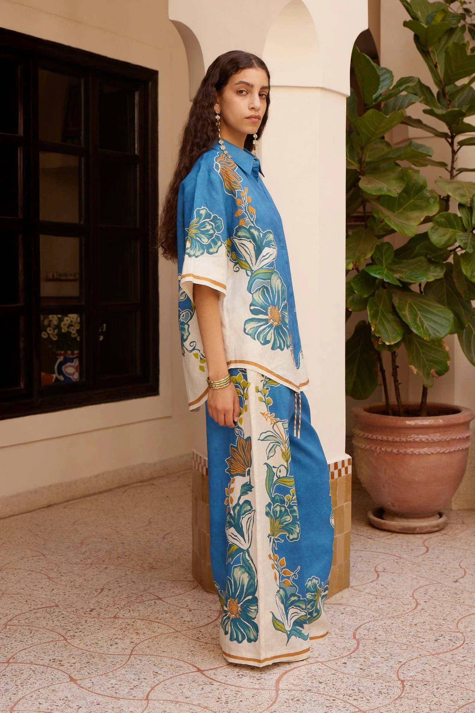 Alemais | Luda Shirt - Blue sold by Sisters & Co product image thumbnail 4