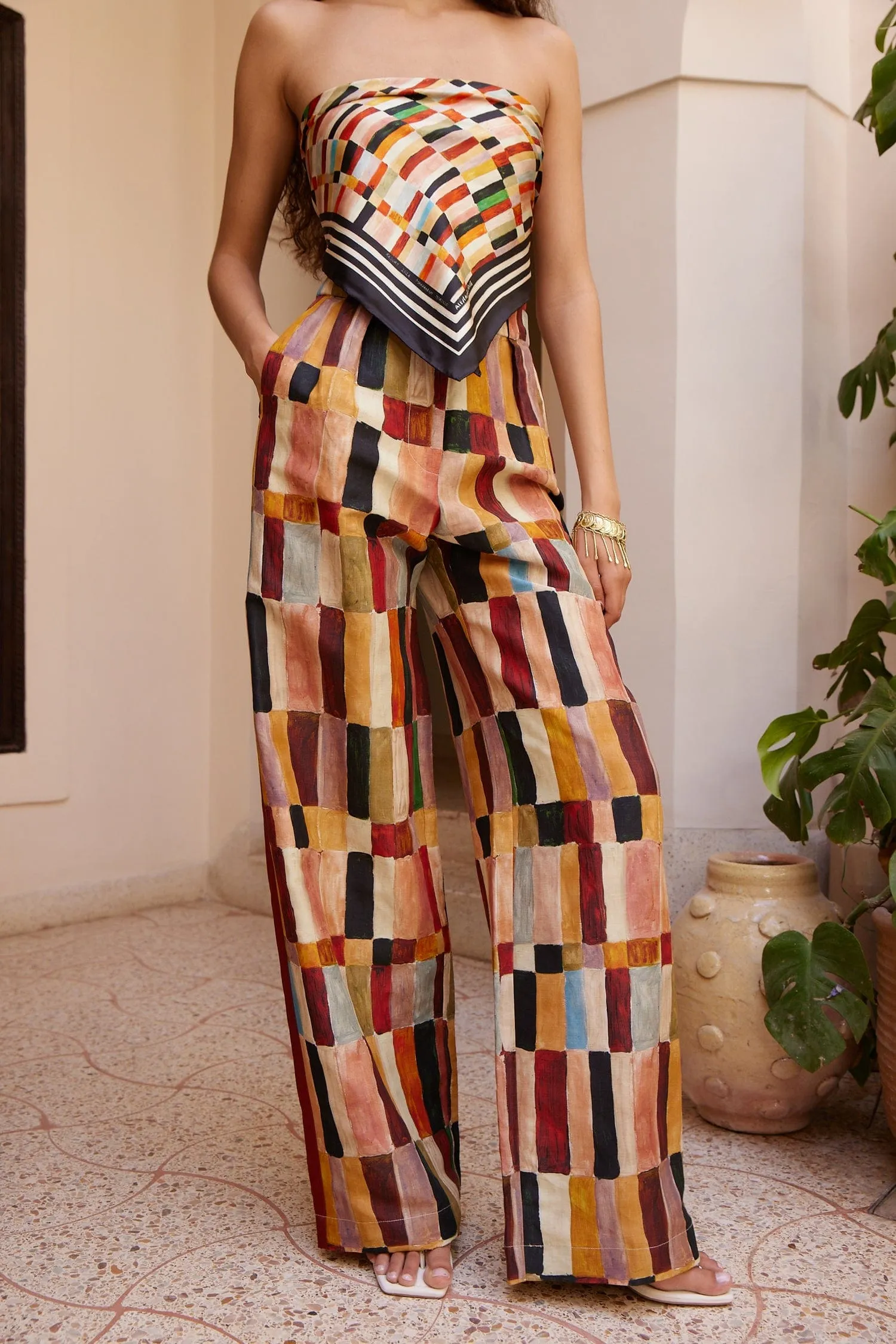 Alemais | Marjorelle Pant - Multi sold by Sisters & Co product image thumbnail 2