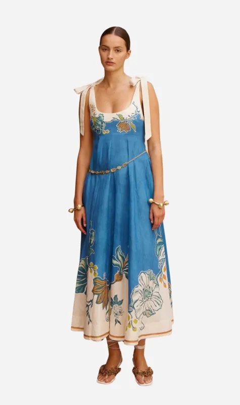 Alemais | Luda Ballet Sundress - Blue sold by Sister & Co
