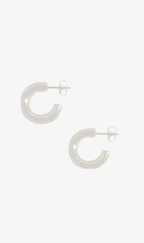 La Tribe | Classic Hoop Small - Silver sold by Sister & Co