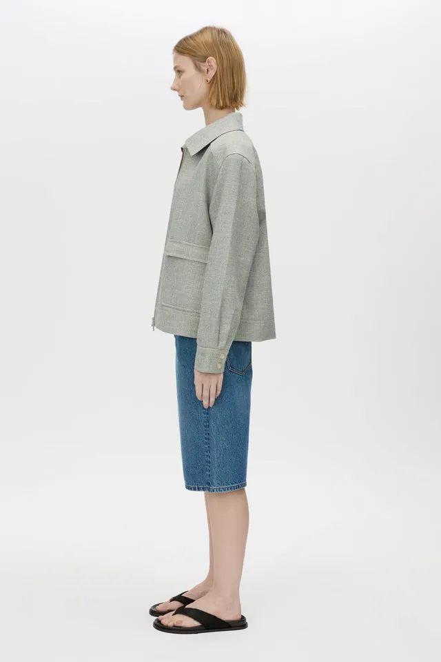 Camilla and Marc | Wright Collared Jacket - Reed Green sold by Sisters & Co product image thumbnail 4