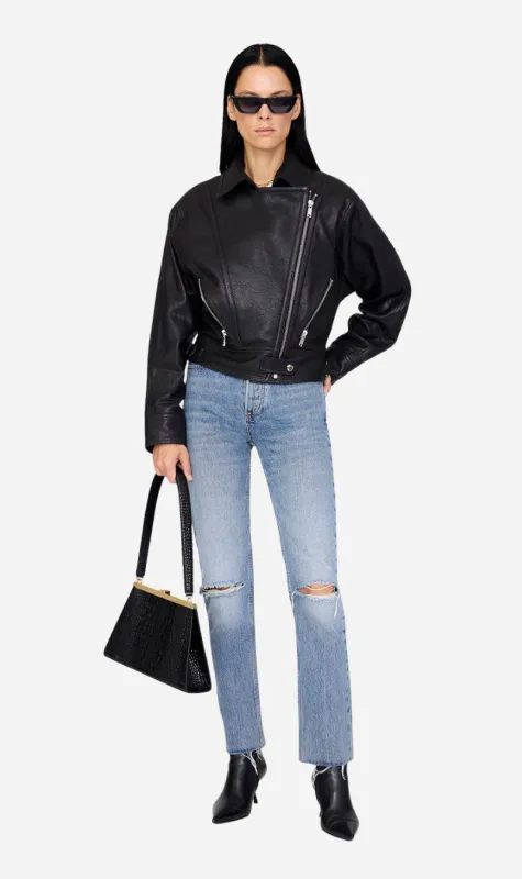 Anine Bing | Julie Jacket - Black Leather sold by Sisters & Co