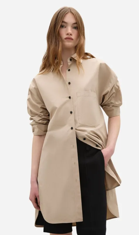 A.Emery | Logan Shirt - Light Sable sold by Sister & Co
