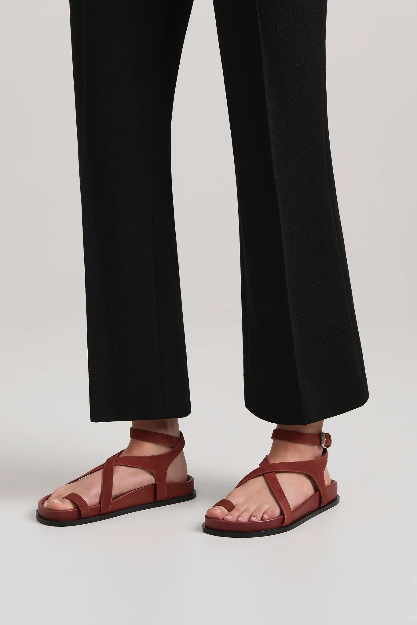 A.Emery | Jalen Slim Sandal - Brick Suede sold by Sisters & Co product image thumbnail 2