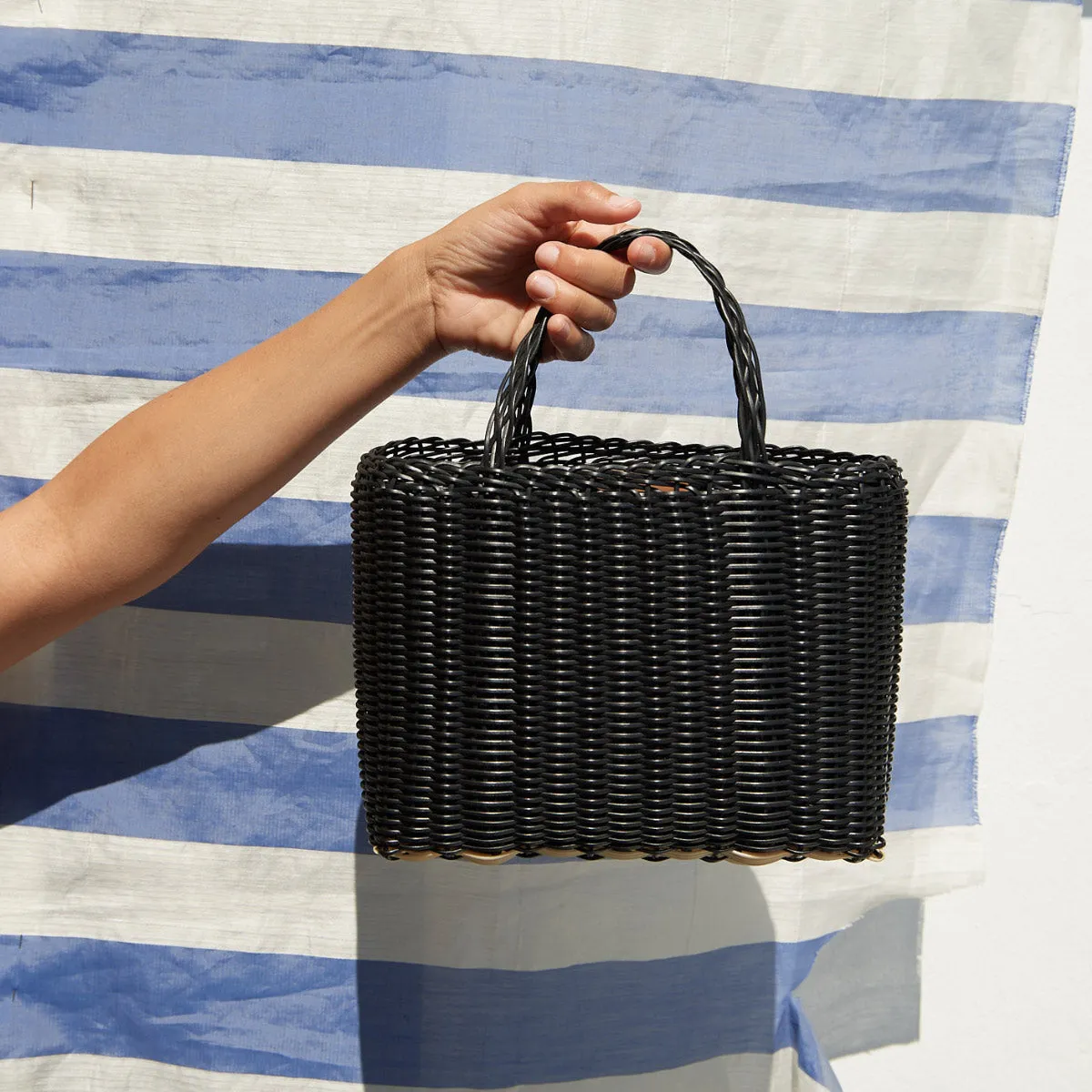 Palorosa | Mini Tote Basket - Black sold by Sisters & Co product image thumbnail 2