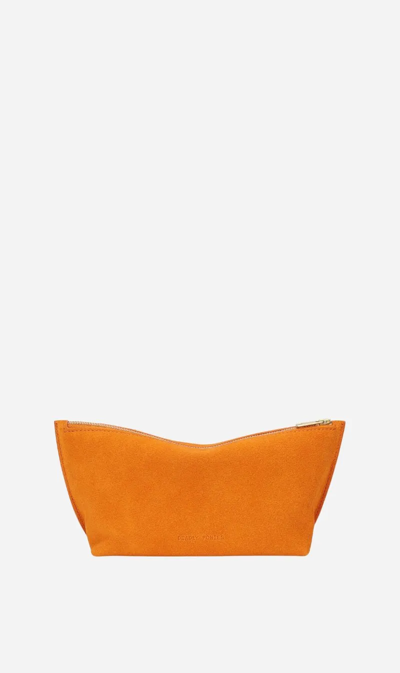 Deadly Ponies | Poucher Grande - Marmalade Suede sold by Sisters & Co