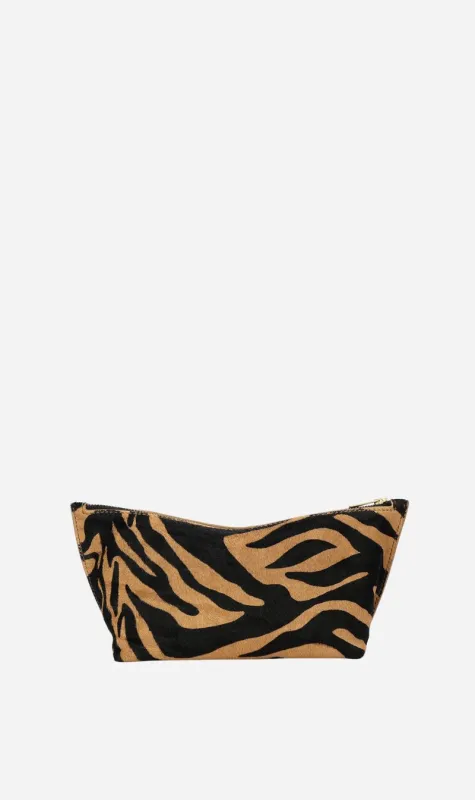 Deadly Ponies | Poucher Grande - Ziger Calf Hair sold by Sisters & Co