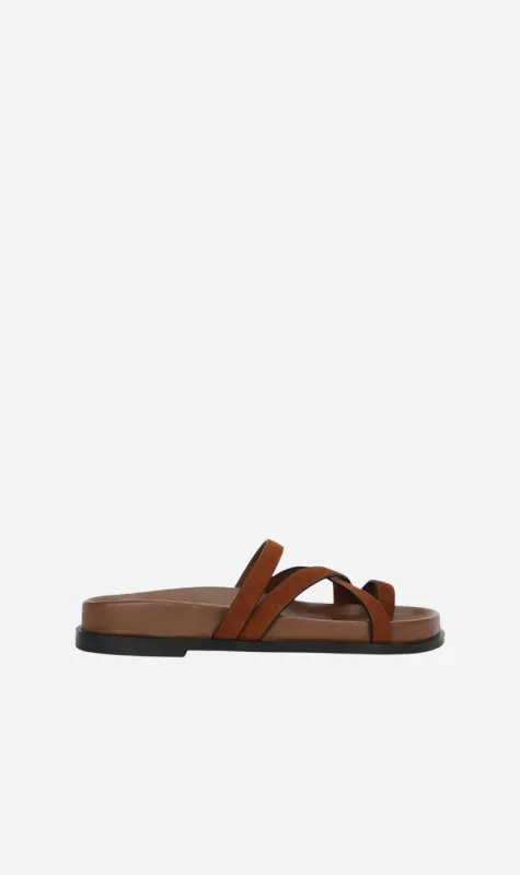 Deadly Ponies | Ariadne Slide - Driftwood Suede sold by Sister & Co