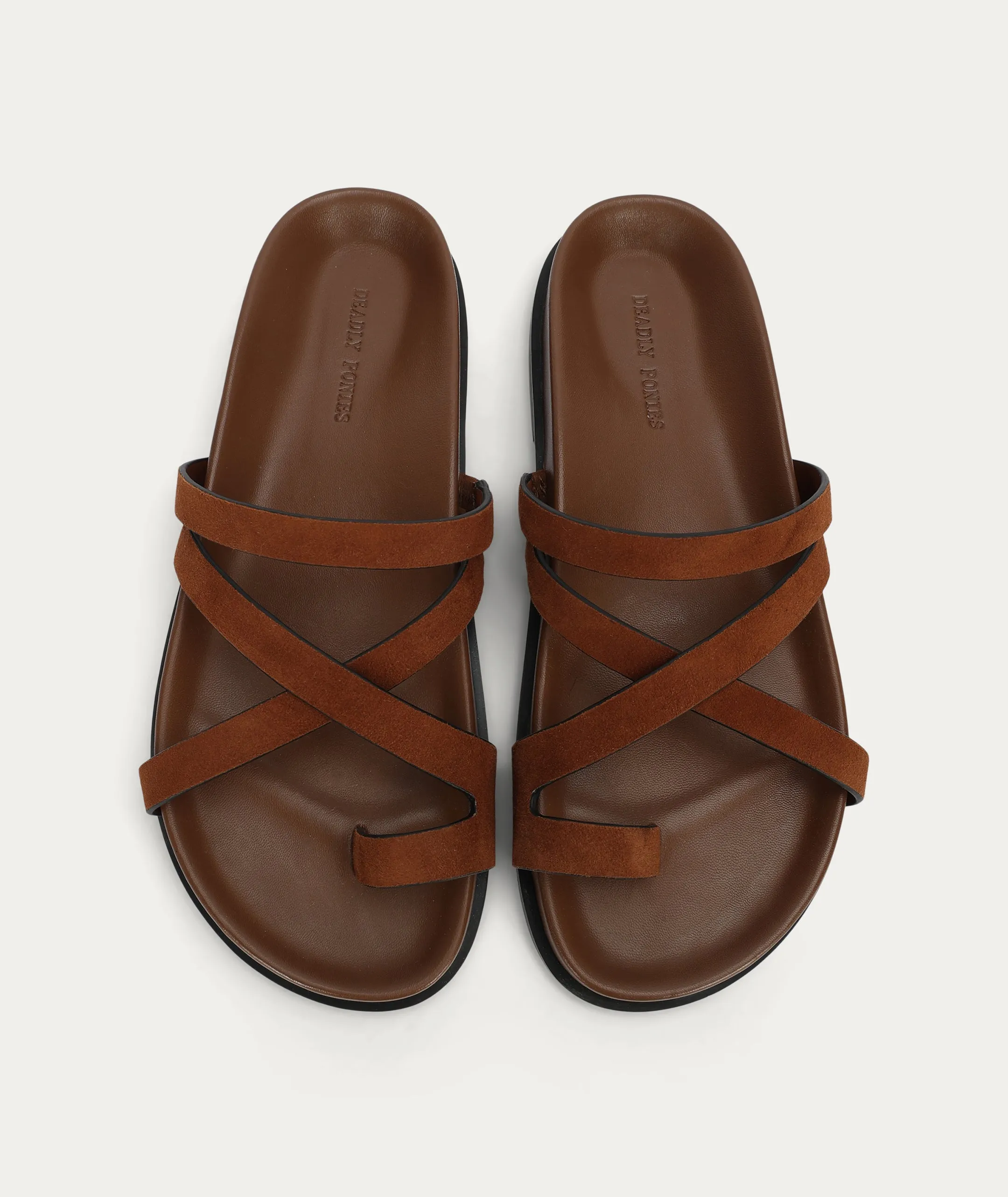 Deadly Ponies | Ariadne Slide - Driftwood Suede sold by Sisters & Co product image thumbnail 5