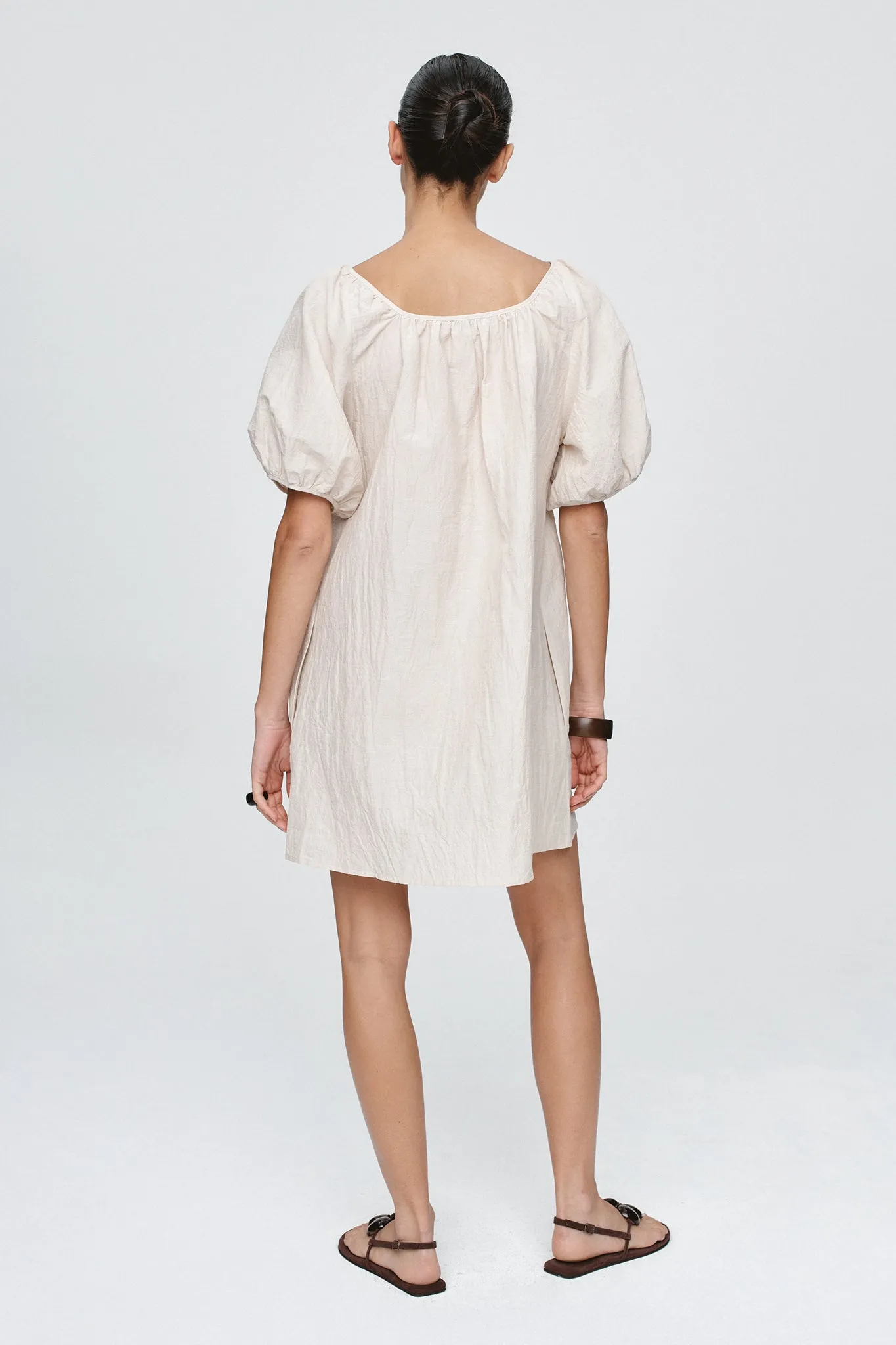Marle | Kendra Mini Dress - Cashew sold by Sisters & Co product image thumbnail 3