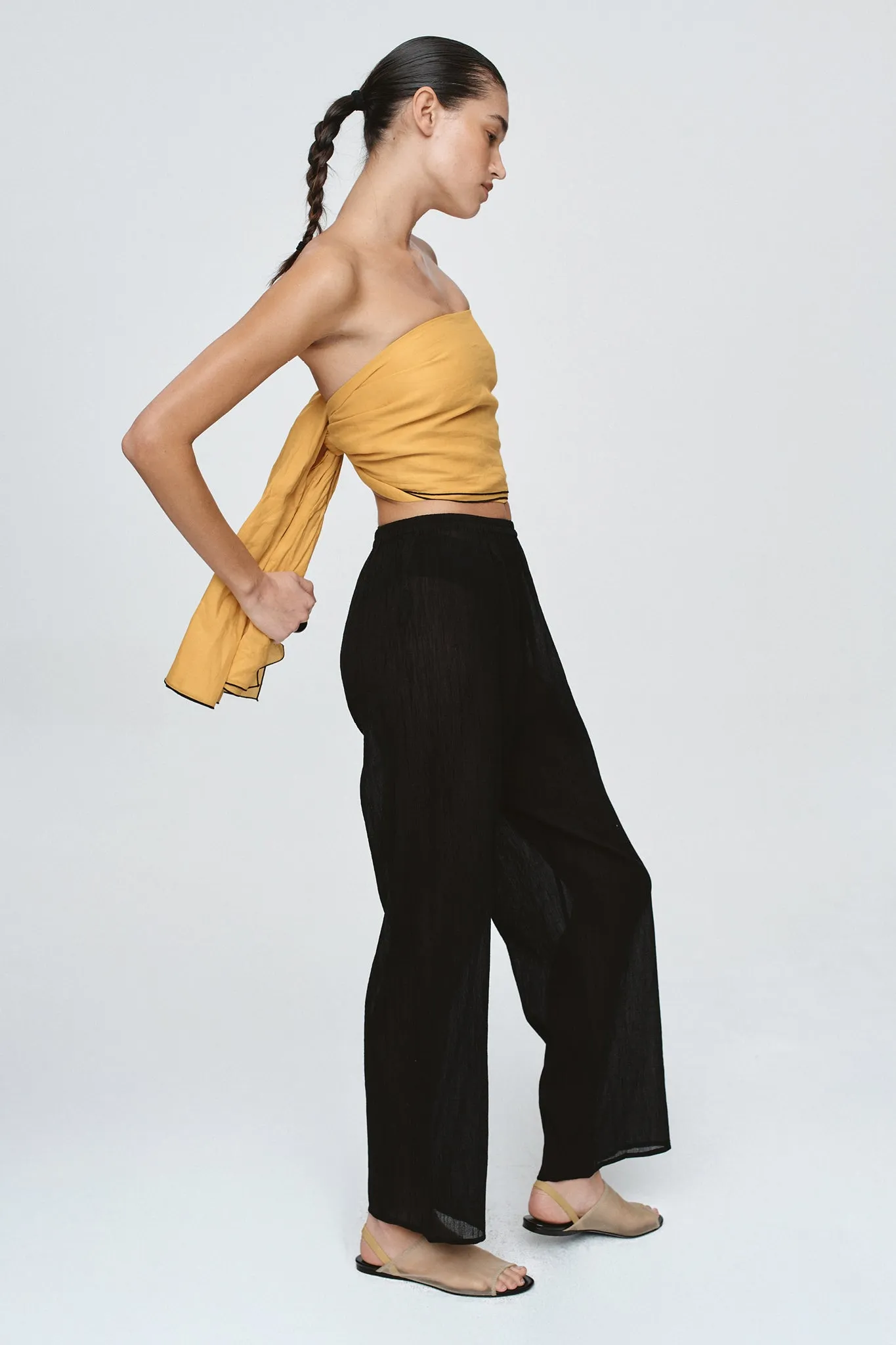 Marle | Renee Pant - Black Crinkle sold by Sisters & Co product image thumbnail 2