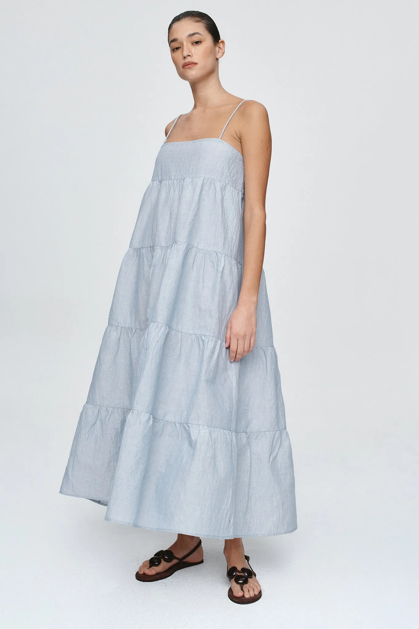 Marle | Ophelia Dress - Bleu Stripe sold by Sisters & Co product image thumbnail 4