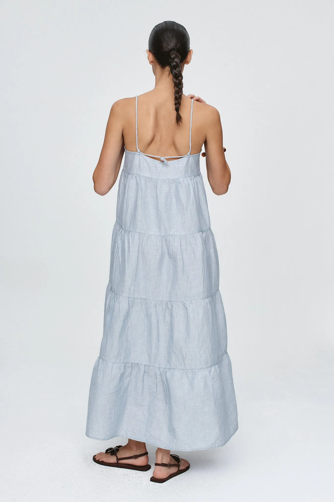 Marle | Ophelia Dress - Bleu Stripe sold by Sisters & Co product image thumbnail 5