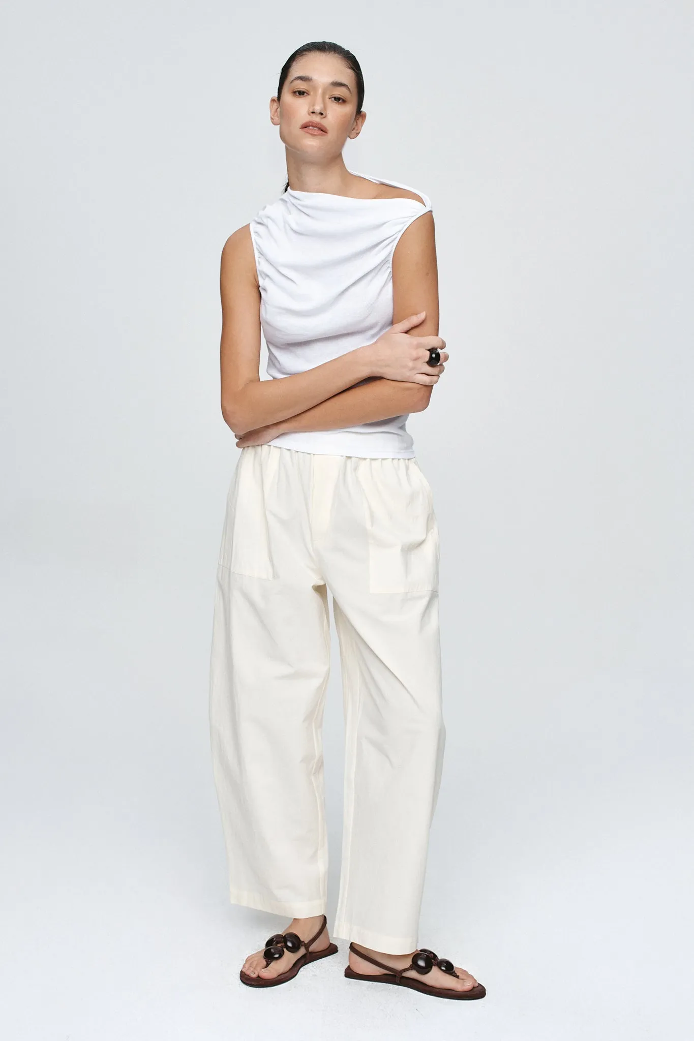 Marle | Risa Singlet - Blanc sold by Sisters & Co product image thumbnail 3