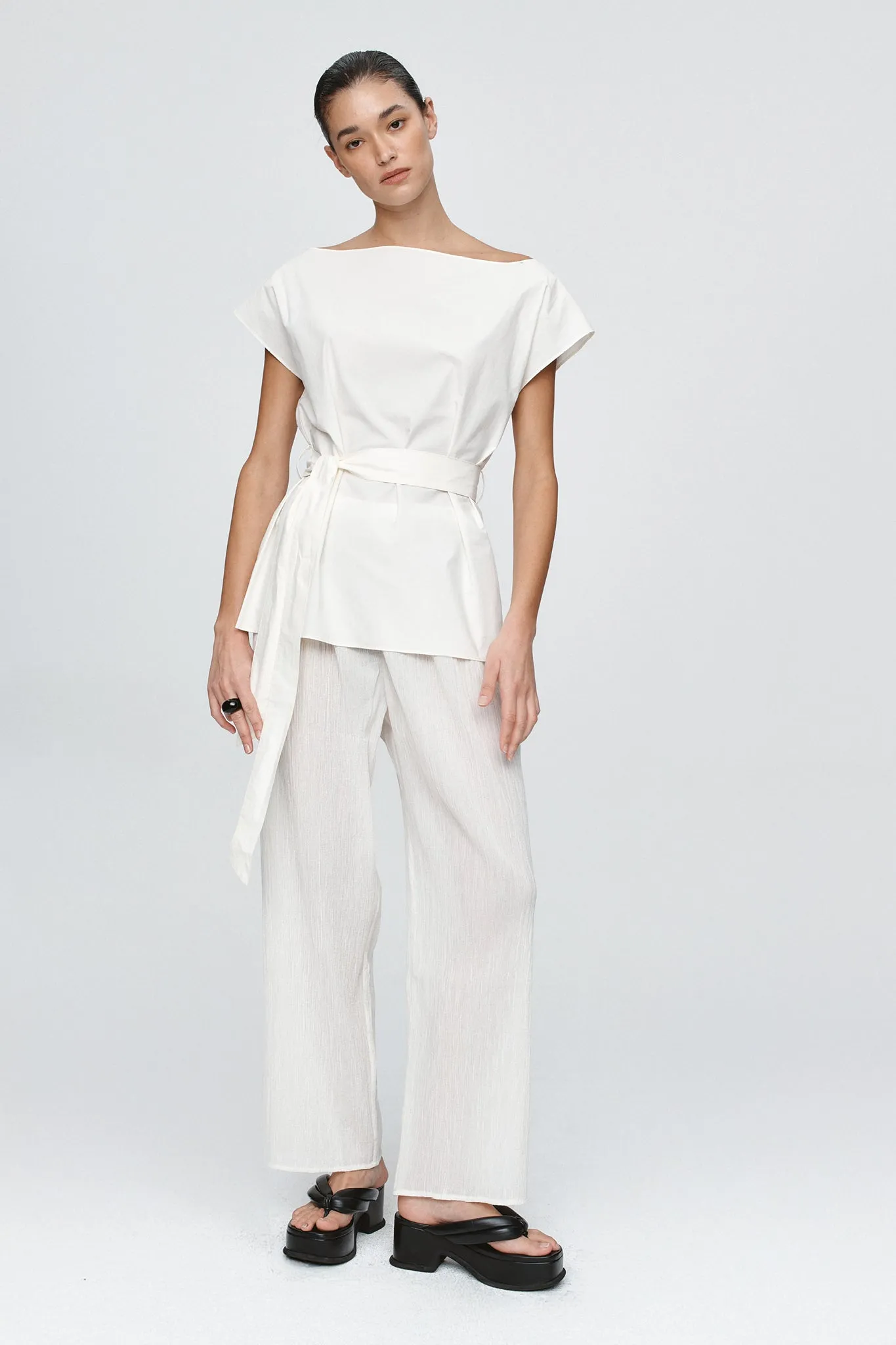 Marle | Jude Top - Blanc sold by Sisters & Co product image thumbnail 4