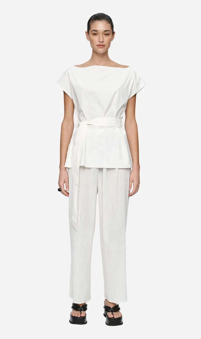 Marle | Jude Top - Blanc sold by Sisters & Co