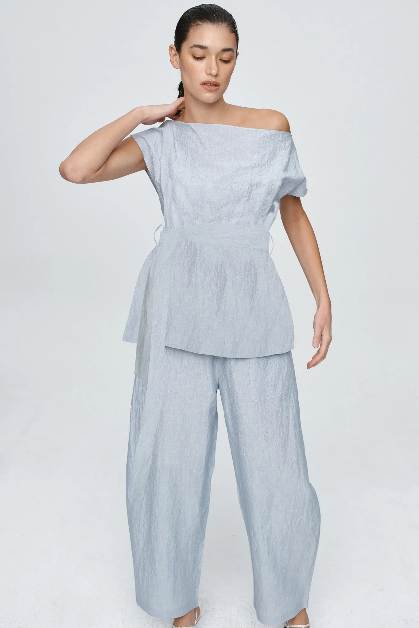 Marle | Jude Top - Bleu Stripe sold by Sisters & Co product image thumbnail 2