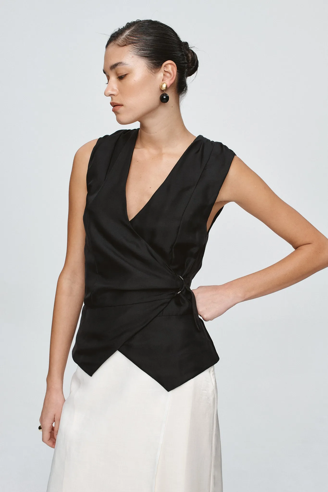 Marle | Max Vest - Black sold by Sisters & Co product image thumbnail 2