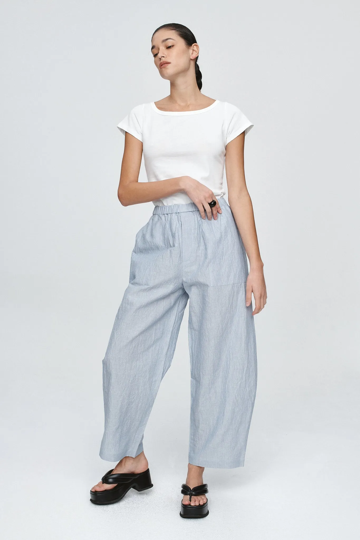 Marle | Ellidy Pant - Bleu Stripe sold by Sisters & Co product image thumbnail 3