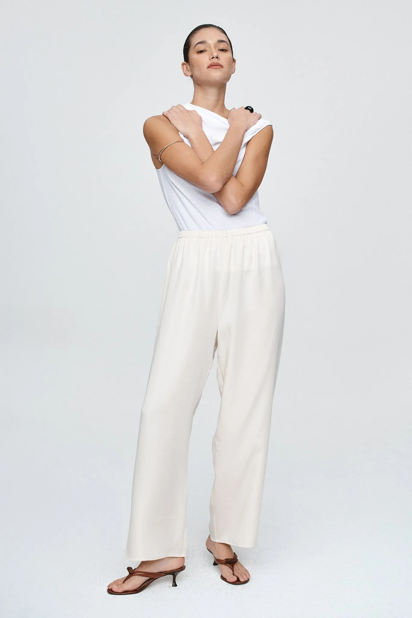 Marle | New Renee Pant - Ivory sold by Sister & Co product image thumbnail 3