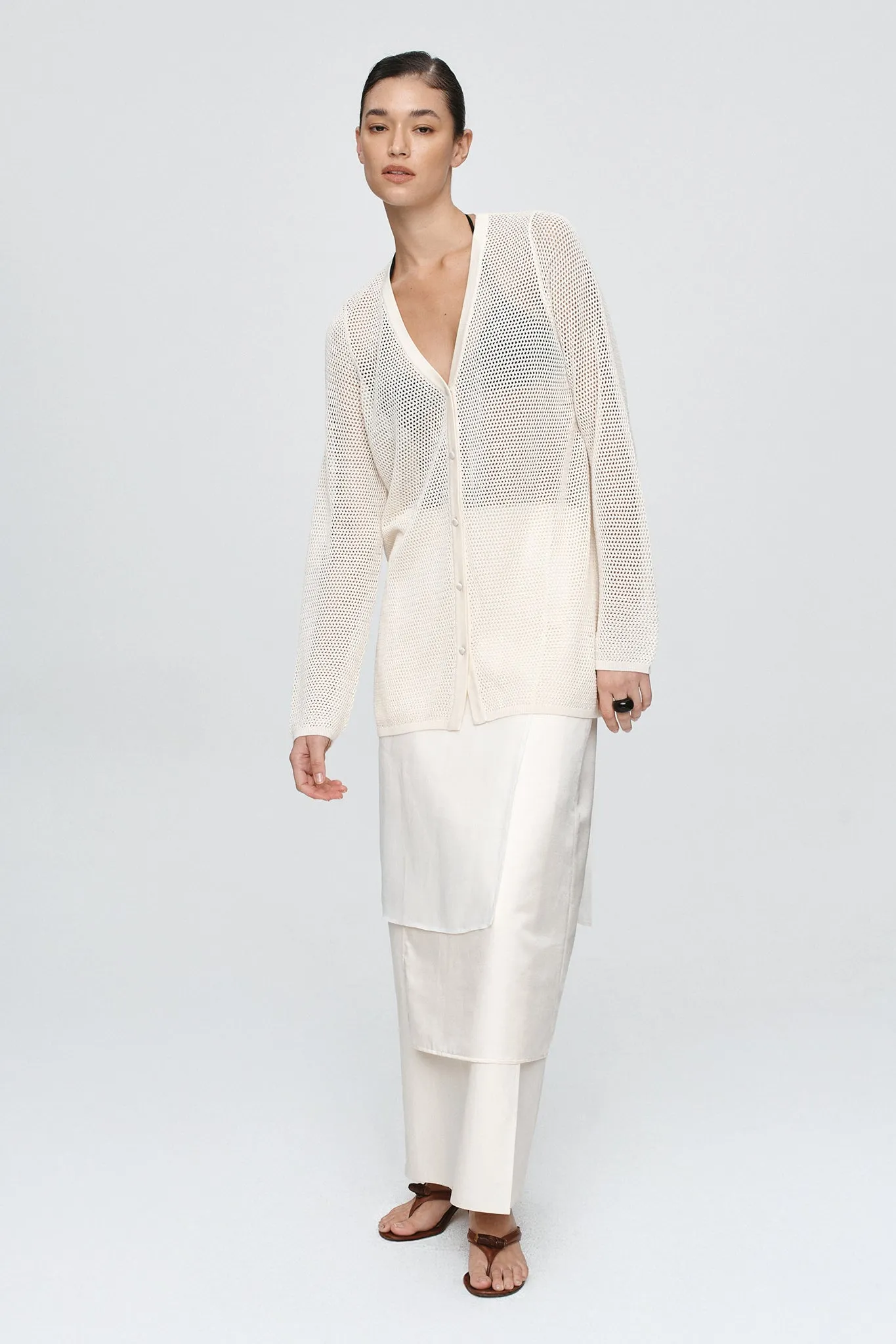 Marle | Calla Cardigan - Ivory sold by Sisters & Co product image thumbnail 5