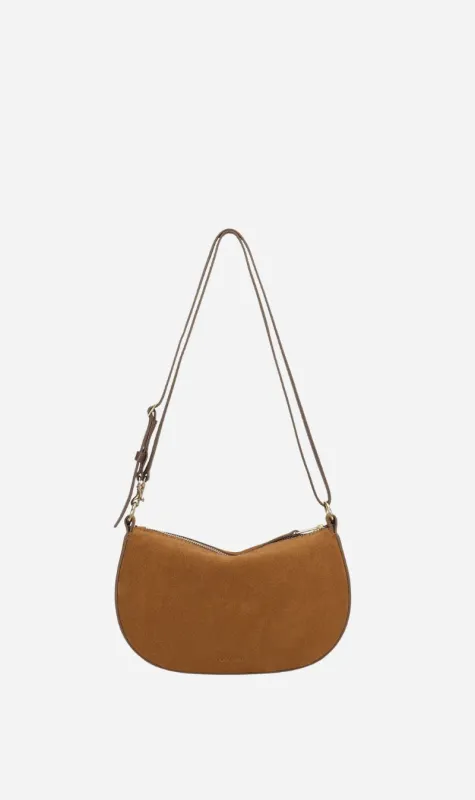 Deadly Ponies | Mr Sling Micro - Gingerbread Suede sold by Sisters & Co