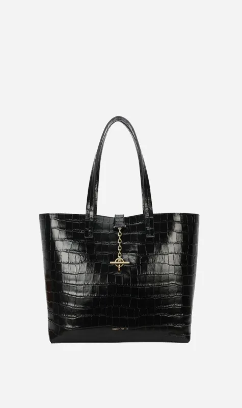 Deadly Ponies | Mr Porter Tote - Black Croc sold by Sister & Co