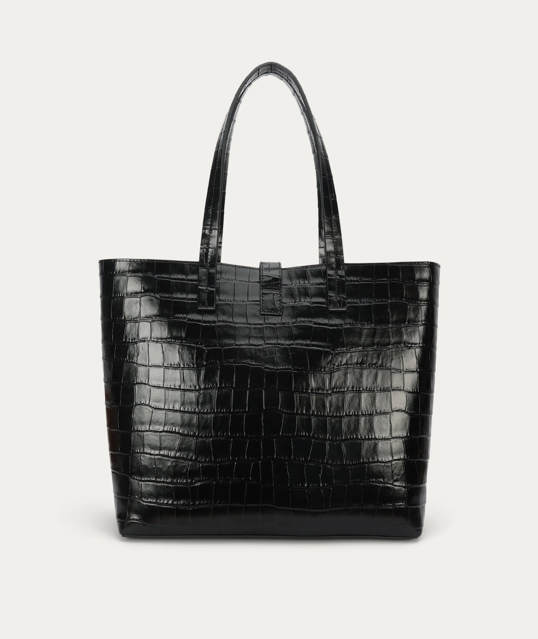 Deadly Ponies | Mr Porter Tote - Black Croc sold by Sisters & Co product image thumbnail 5