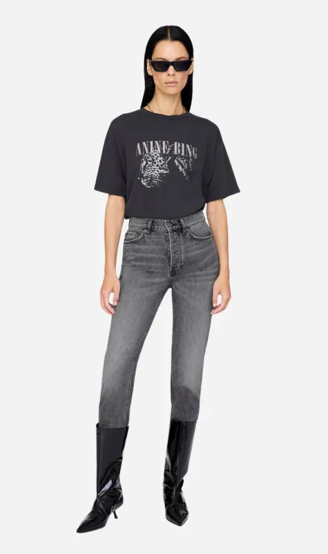 Anine Bing | Cohen Tee - Washed Black sold by Sisters & Co