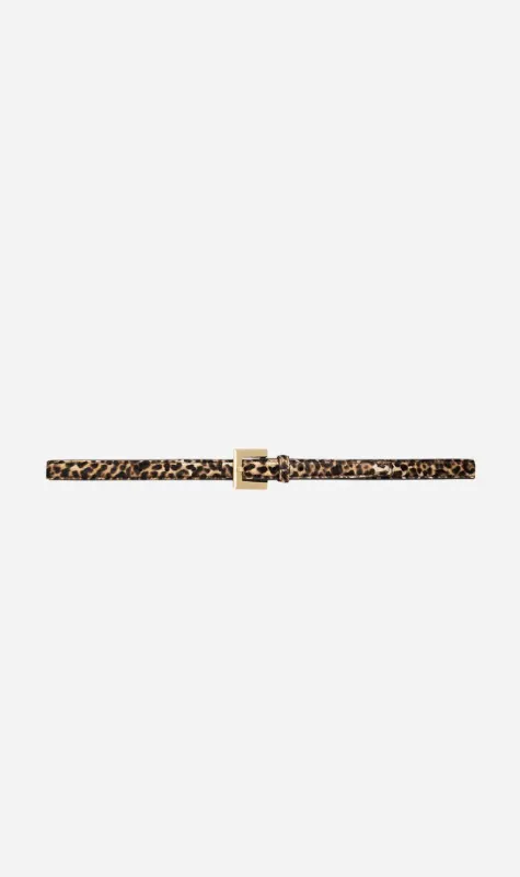 Anine Bing | Nicola Belt - Leopard Calf Hair sold by Sister & Co