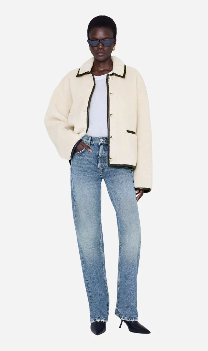 Anine Bing | Camden Jacket - Cream sold by Sisters & Co