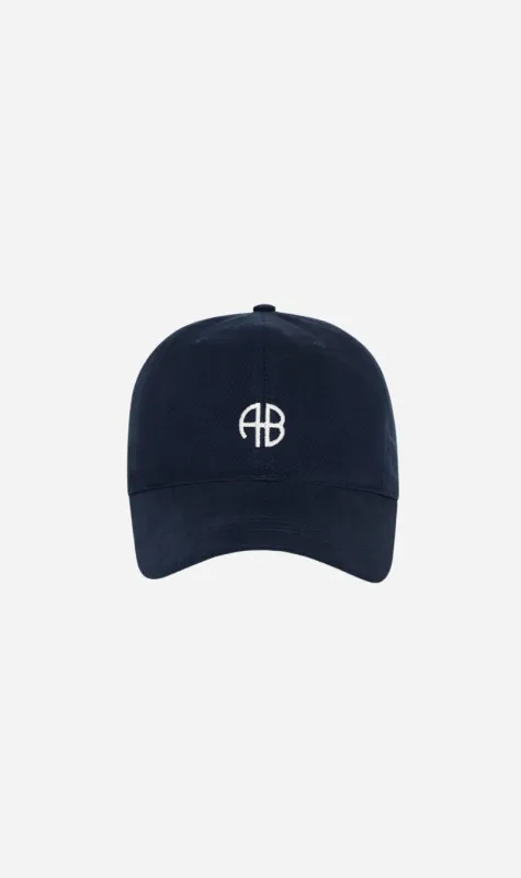 Anine Bing | Jeremy Baseball Cap AB - Washed Navy sold by Sister & Co