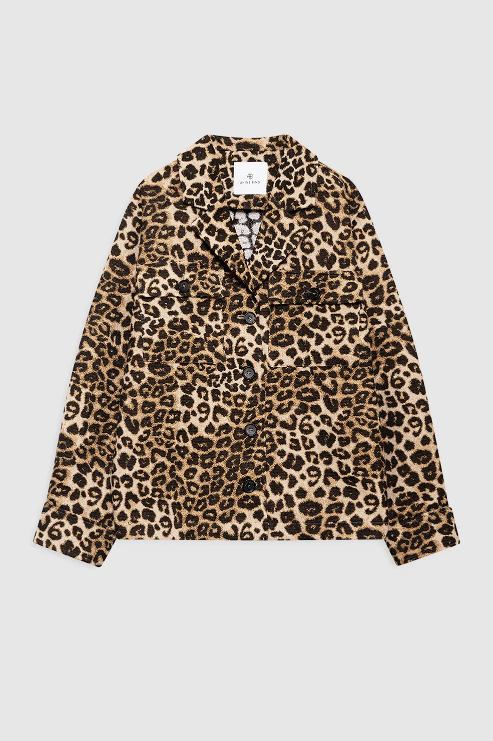 Anine Bing | Flynn Jacket - Leopard sold by Sisters & Co product image thumbnail 4