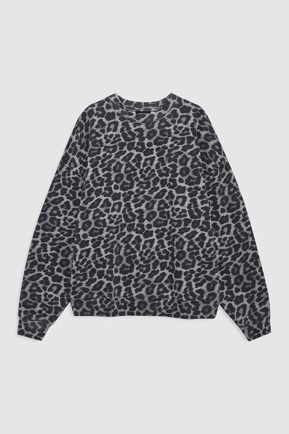 Anine Bing | Miles Sweatshirt - Grey Leopard sold by Sisters & Co product image thumbnail 3