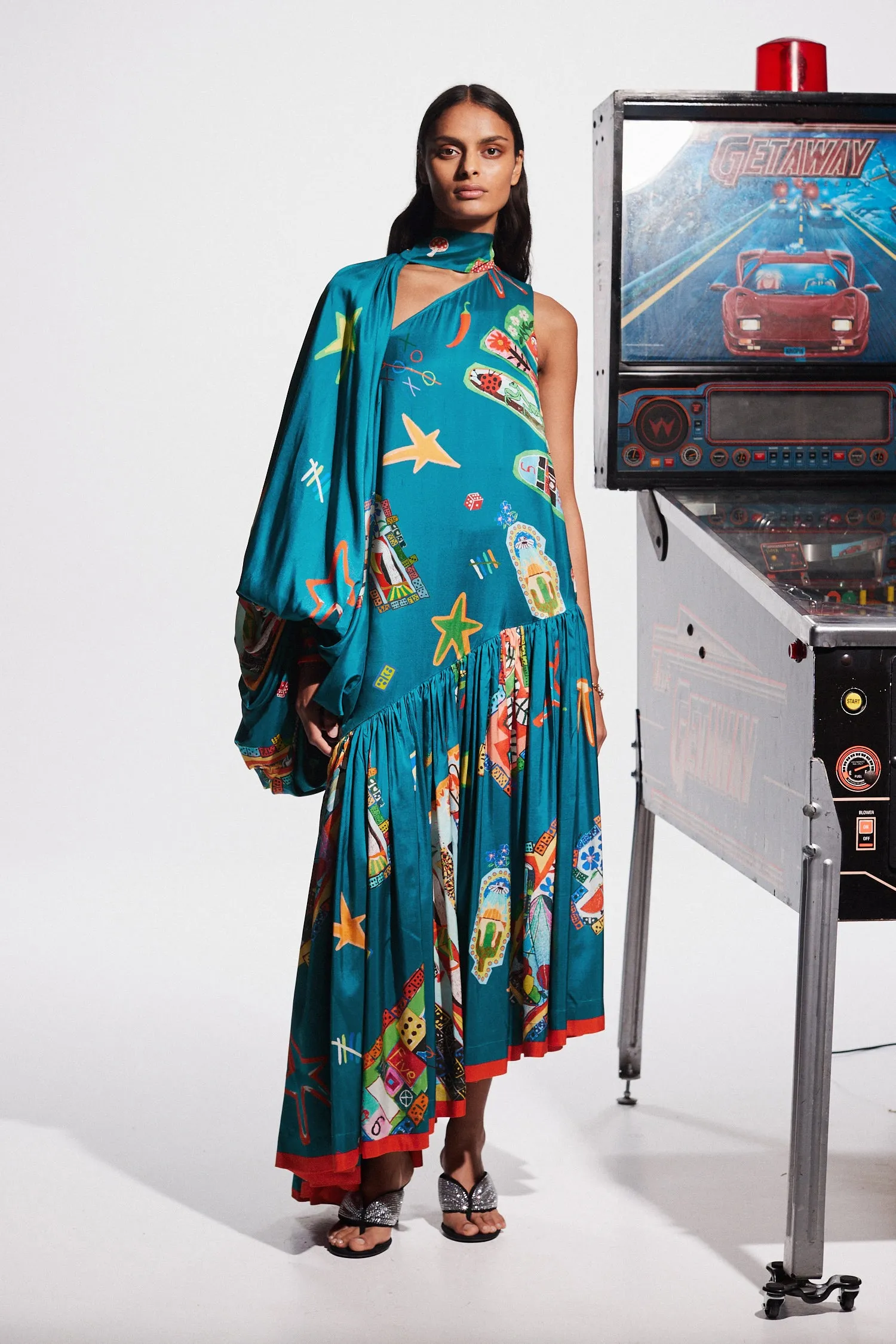 ALEMAIS | Rollers Gown - Print sold by Sister & Co product image thumbnail 2