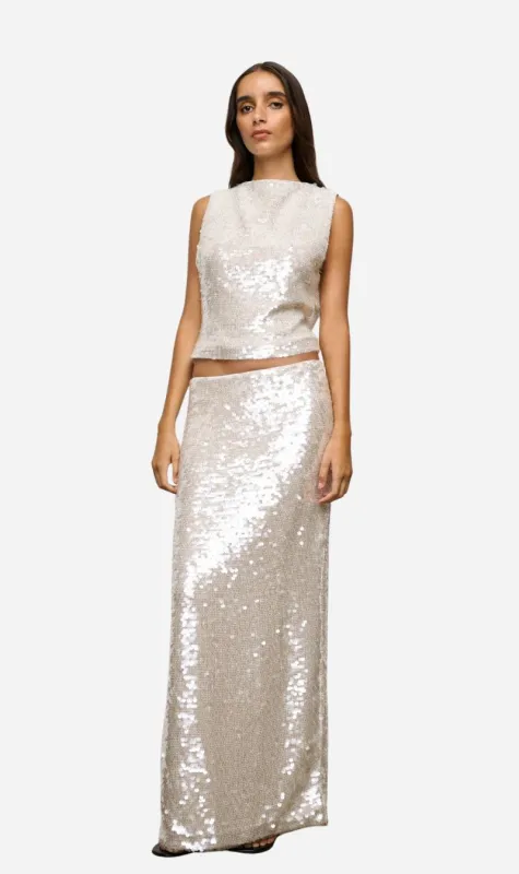 One Of Others | Kane Skirt - Salt sold by Sister & Co