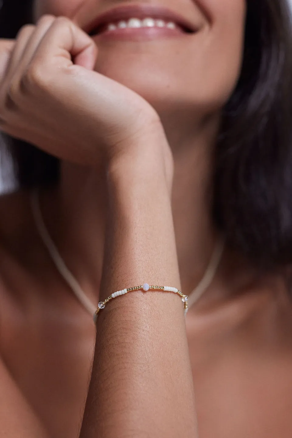 Anni Lu | Clemence Bracelet - Ecru sold by Sisters & Co product image thumbnail 2