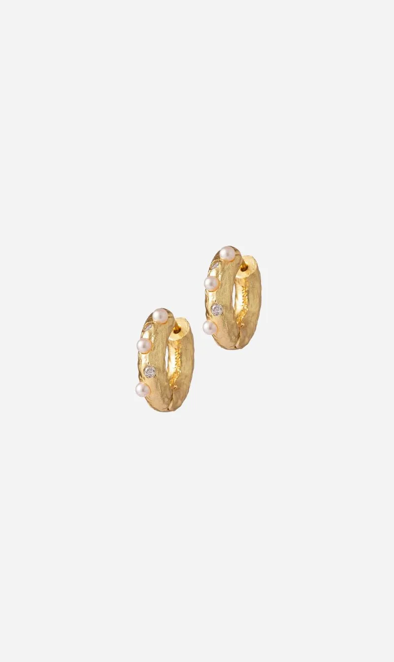 Anni Lu | Gem In A Hoop - Gold sold by Sisters & Co