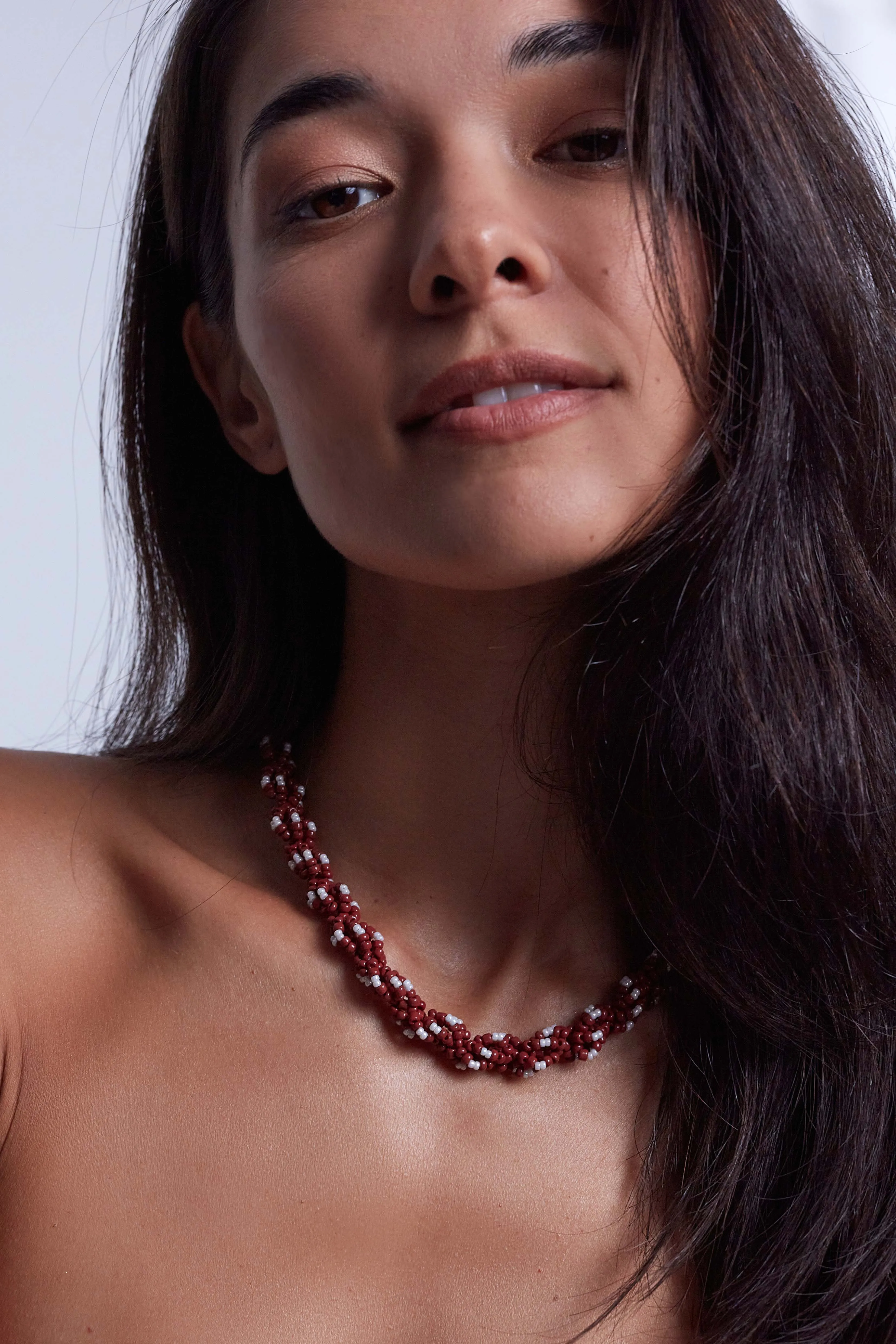 Anni Lu | Rodeo Necklace - Deep Burgundy sold by Sisters & Co product image thumbnail 2