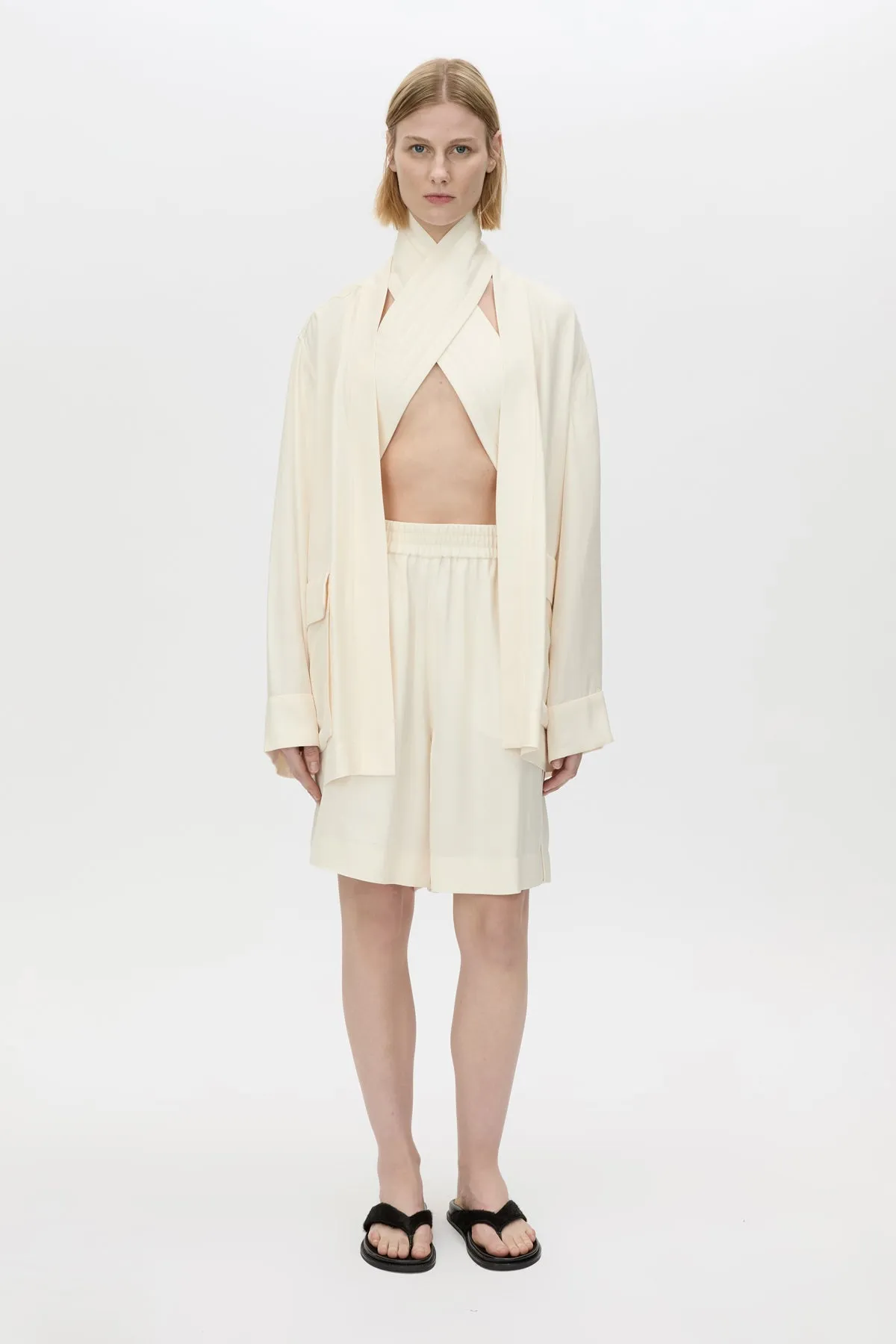 Camilla and Marc | Lazaro Soft Jacket - Cream sold by Sisters & Co product image thumbnail 5
