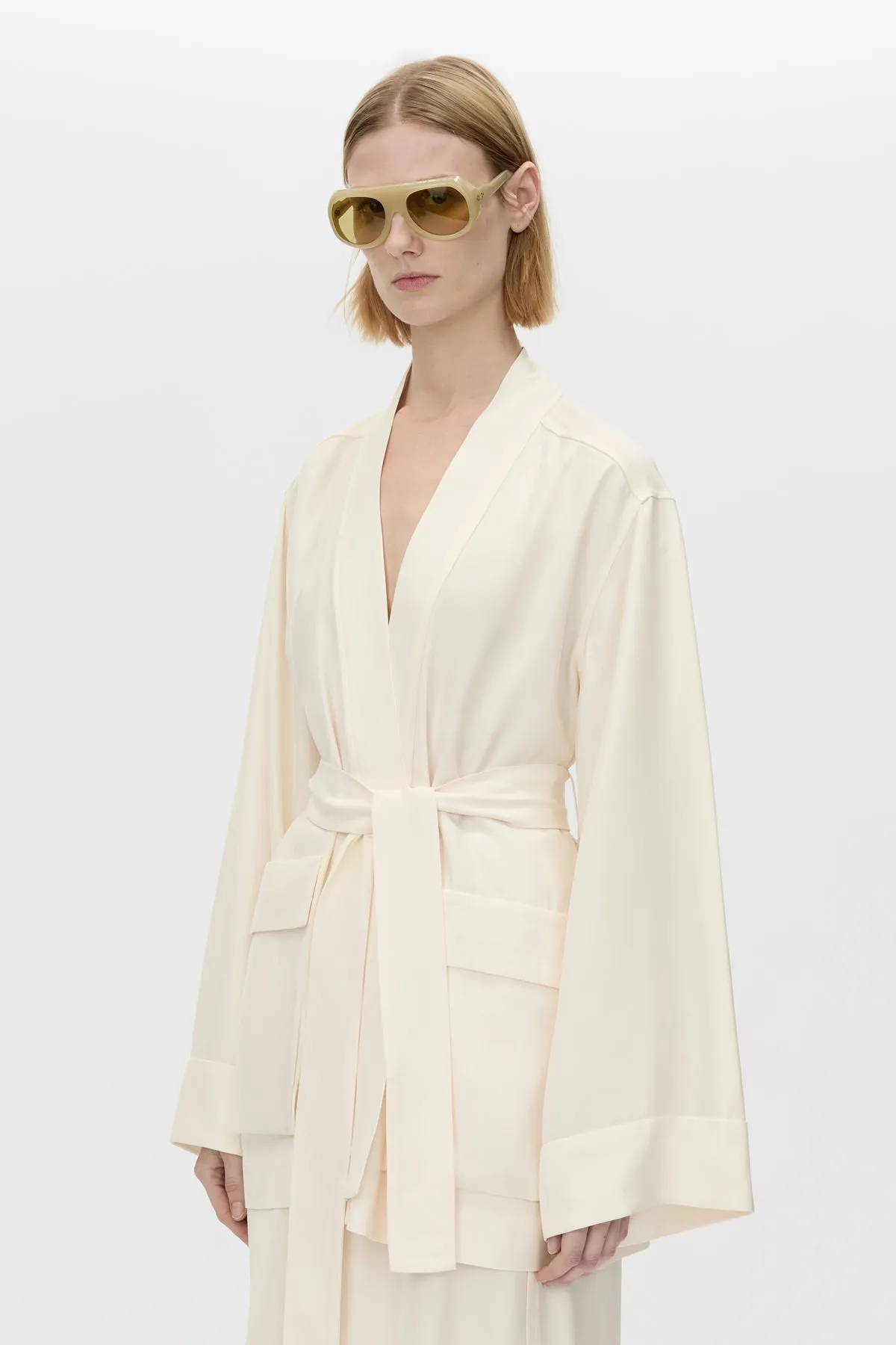 Camilla and Marc | Lazaro Soft Jacket - Cream sold by Sisters & Co product image thumbnail 2