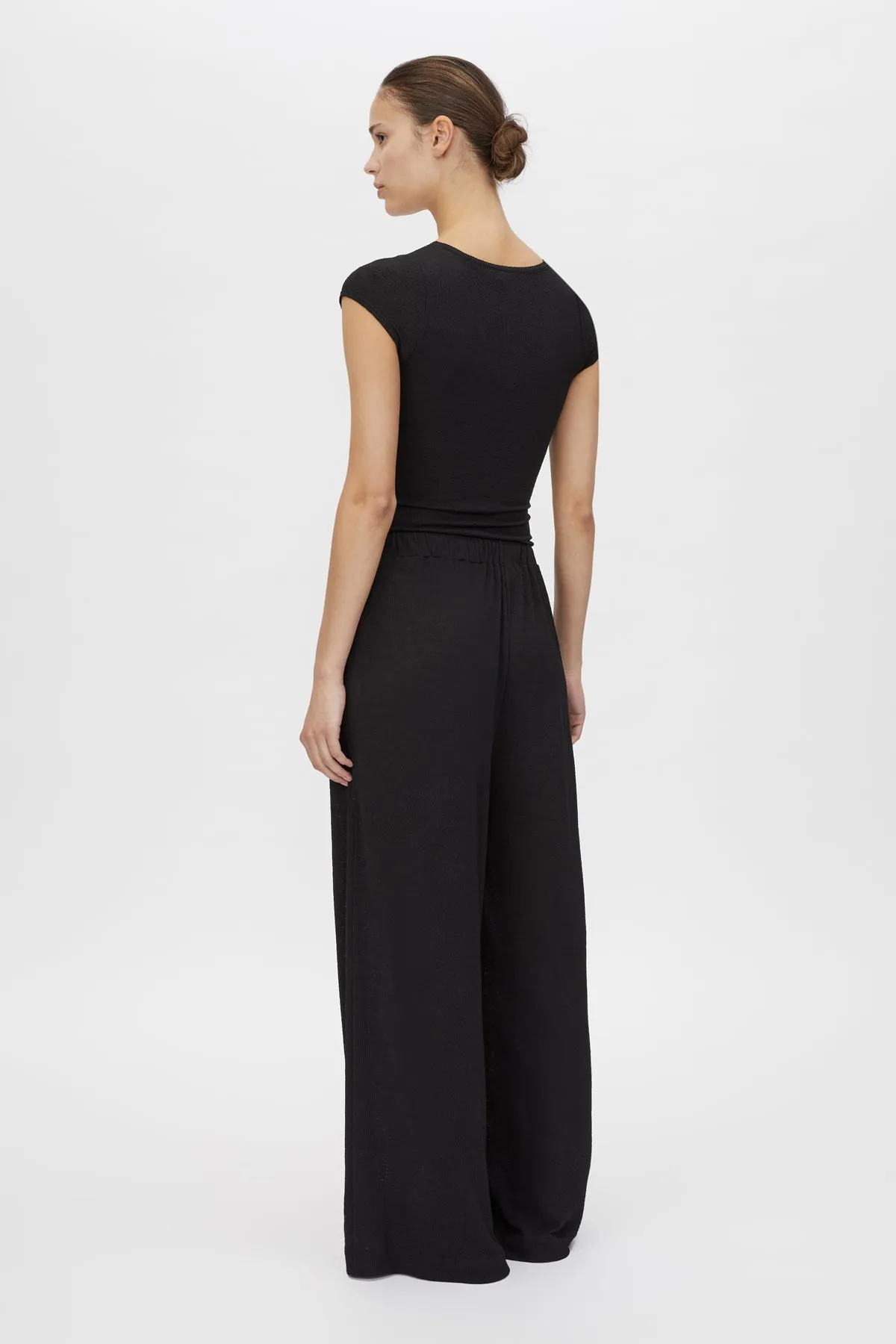 Camilla and Marc | Cali Cap Sleeve Bodysuit - Black sold by Sisters & Co product image thumbnail 4