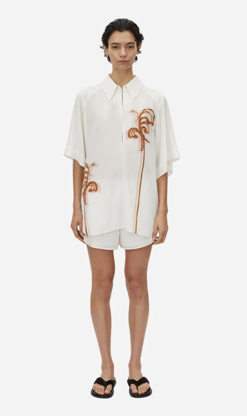 Camilla and Marc | Frida Shirt - Cream Print sold by Sisters & Co
