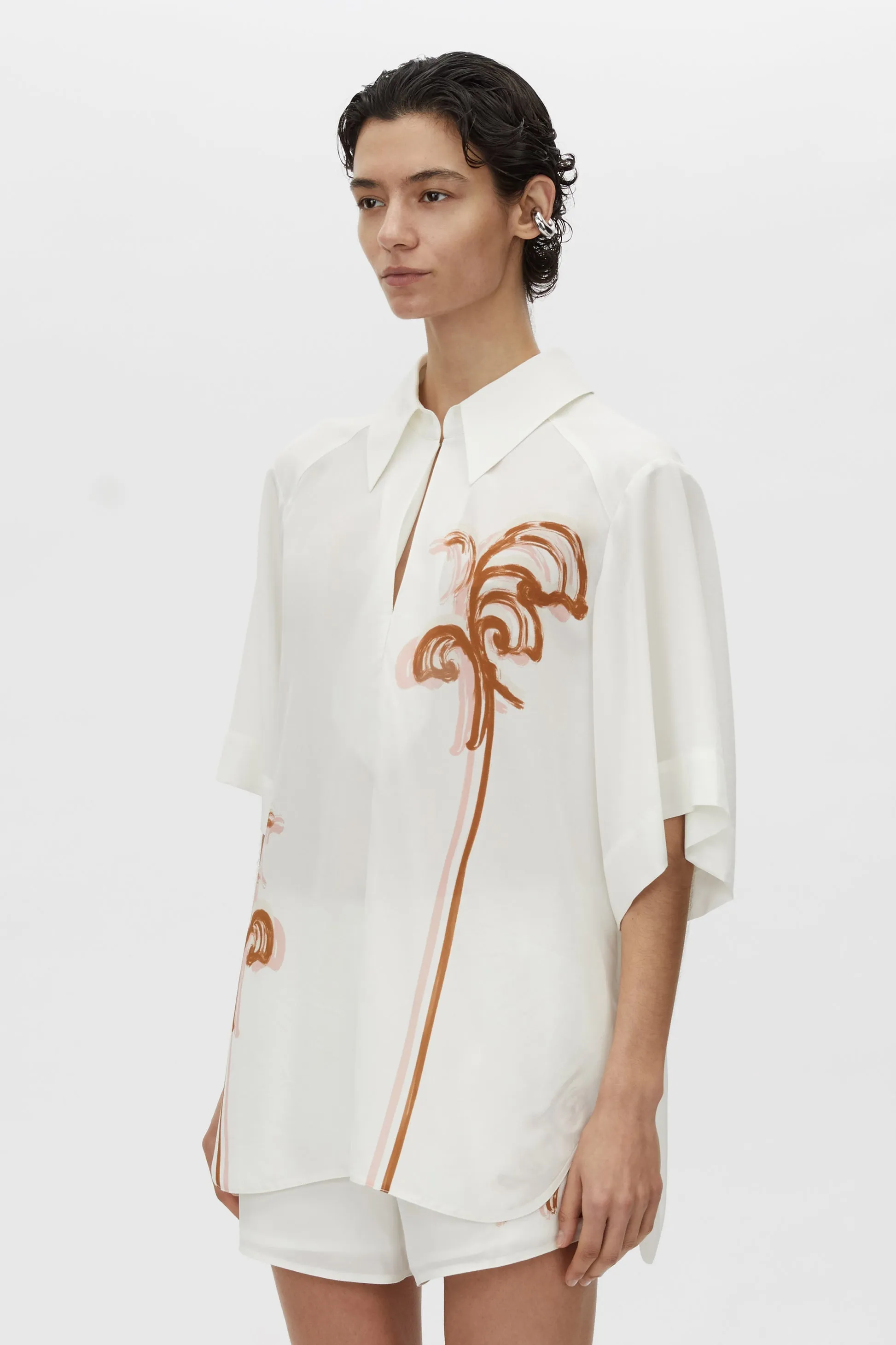 Camilla and Marc | Frida Shirt - Cream Print sold by Sisters & Co product image thumbnail 2