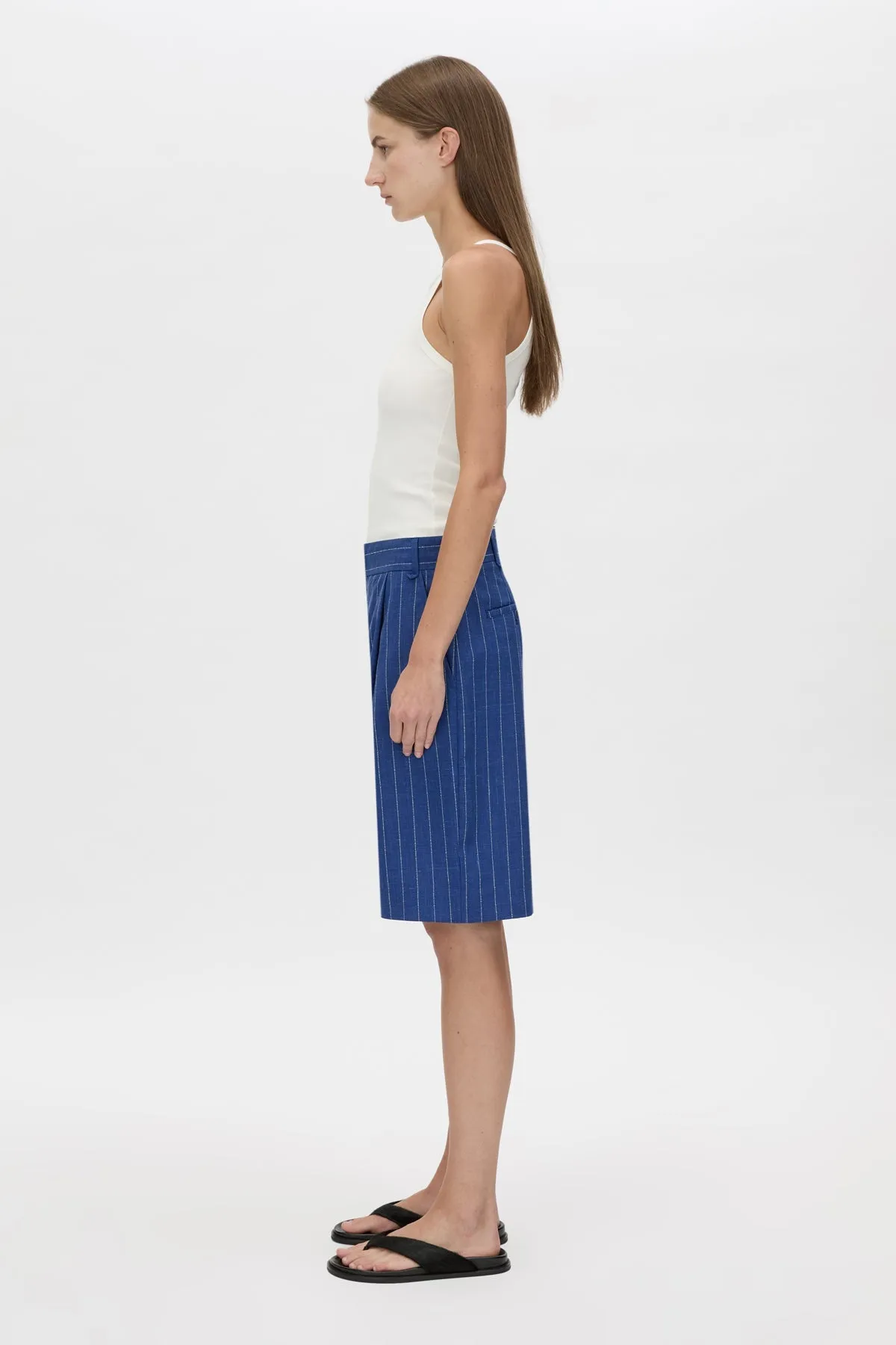 Camilla and Marc | Alberto Short - Blue White Stripe sold by Sisters & Co product image thumbnail 4