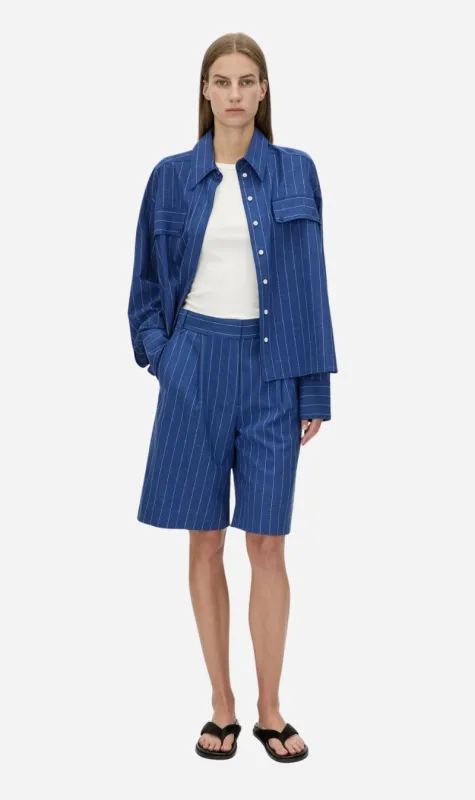 Camilla and Marc | Alberto Short - Blue White Stripe sold by Sister & Co