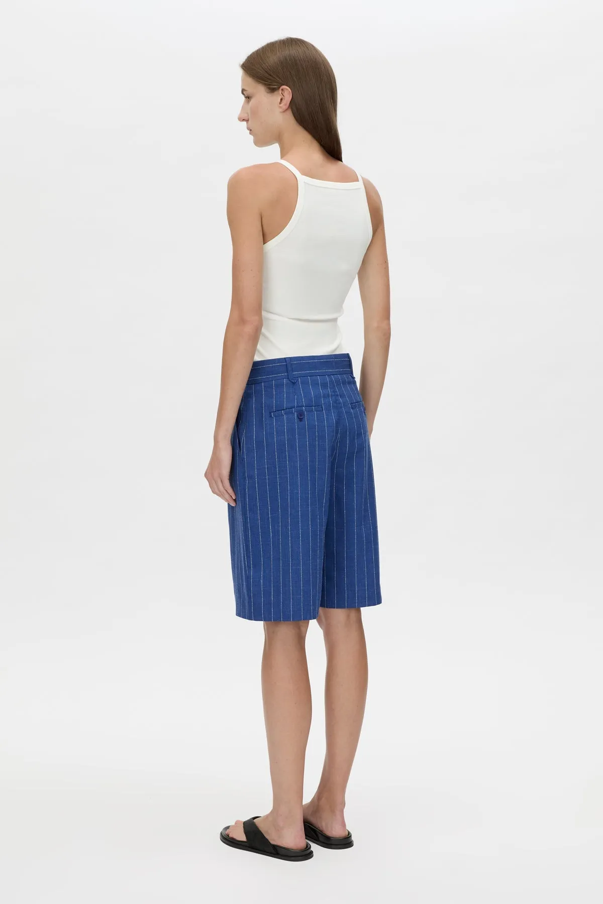 Camilla and Marc | Alberto Short - Blue White Stripe sold by Sisters & Co product image thumbnail 5