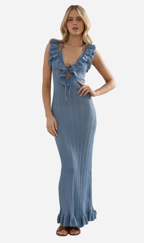 Caitlin Crisp | Angelica Dress - Blue sold by Sister & Co