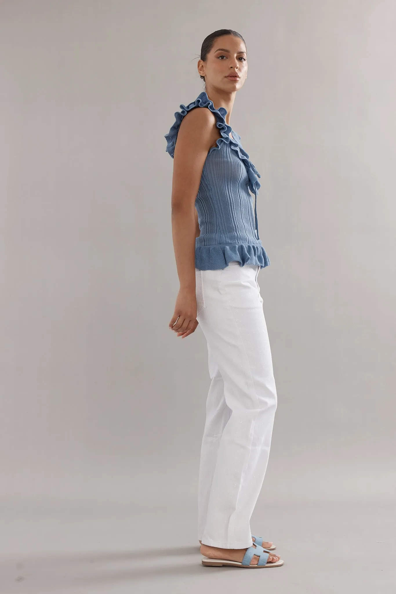 Caitlin Crisp | Darwin Tank - Blue sold by Sisters & Co product image thumbnail 2