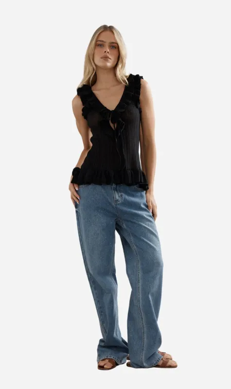 Caitlin Crisp | Darwin Tank - Black sold by Sister & Co